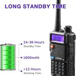 BAOFENG GT-5R Walkie Talkie, Radio Bidireccional UHF VHF con 144-146/430-440MHz