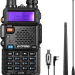 BAOFENG GT-5R Walkie Talkie, Radio Bidireccional UHF VHF con 144-146/430-440MHz