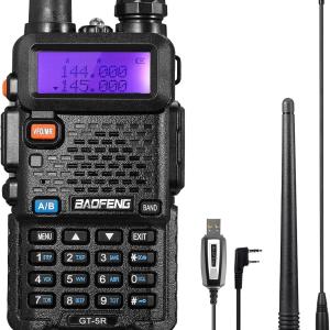 BAOFENG GT-5R Walkie Talkie, Radio Bidireccional UHF VHF con 144-146/430-440MHz